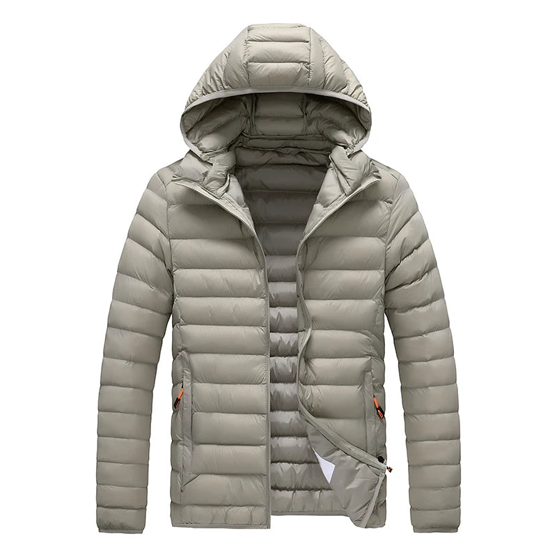 Vinterparkas Herr – Vattentät, varm, löstagbar huva, S–8XL, 11 färger