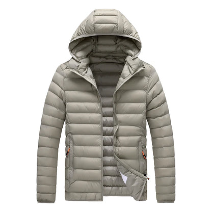 Vinterparkas Herr – Vattentät, varm, löstagbar huva, S–8XL, 11 färger