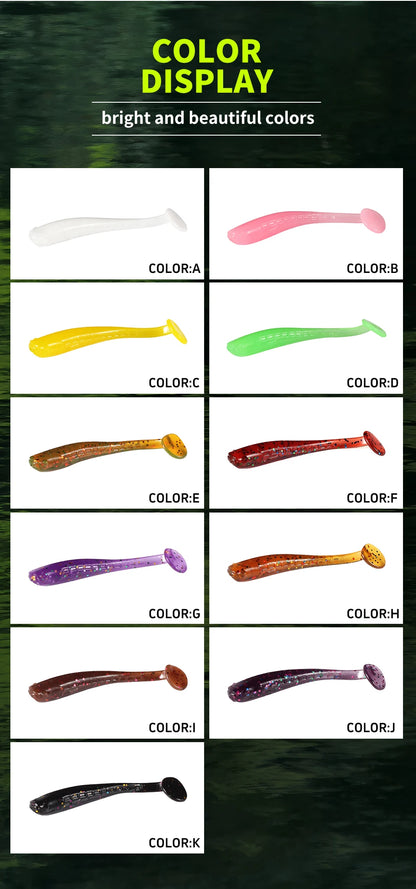Supercontinent soft bait new minnow 4cm/30pcs 2.7cm/50pcs fishing lures sinking tremor bait Soft Fishing Lure Fishy Worms lure