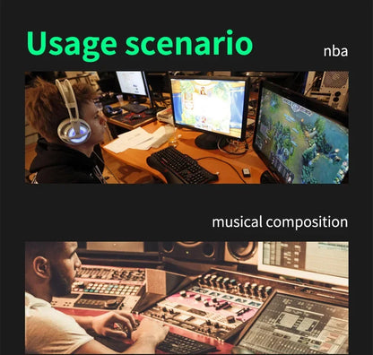 RGB Condenser Microphone with Breathing Light Desktop Mic Stand for Laptop PC Live Streaming Video Conference Online Game