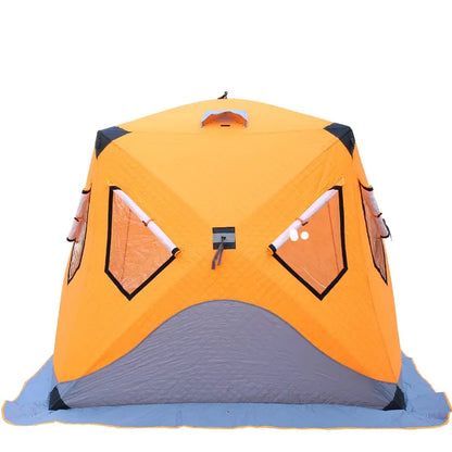Customized Hot-selling High Heat Insulation Winter Outdoor Camping Carp Cube Large Portable Sauna Tent, Custom-made Warm