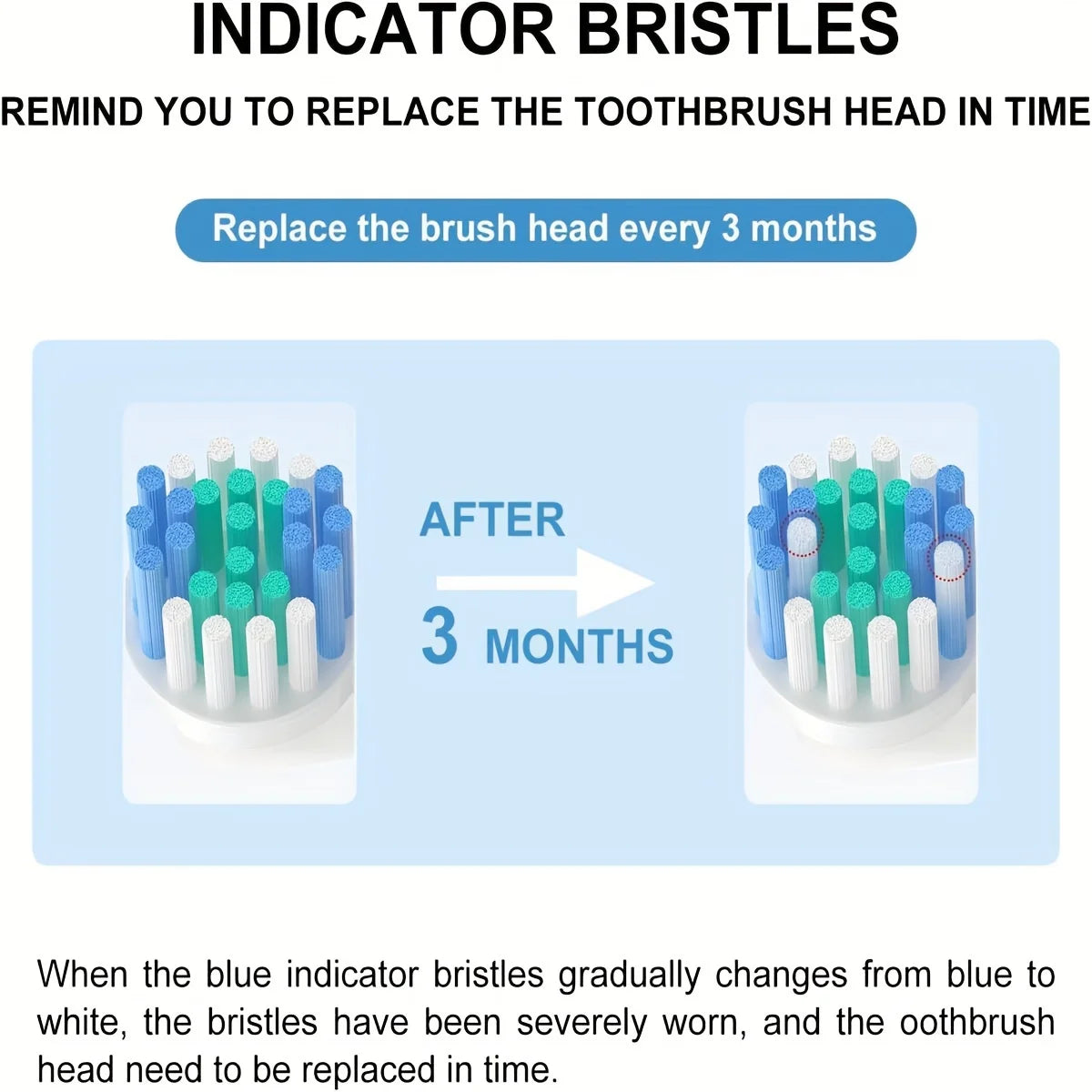4/12/16/20 Pcs Replacement Toothbrush Heads Compatible with Oral-B Braun Professional Electric Toothbrush Heads Brush Heads