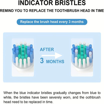 4/12/16/20 Pcs Replacement Toothbrush Heads Compatible with Oral-B Braun Professional Electric Toothbrush Heads Brush Heads