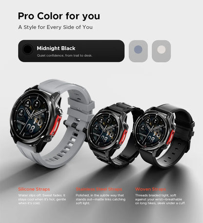 DOOGEE ANYWISE W1 PRO Smartwatch 1.43'' 5ATM Water Resistance 178 Sports Modes Health Monitoring Geomagnetic Sensor Offline Maps