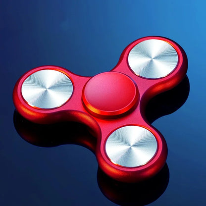 Fidget Spinner Tre Blad – Aluminiumlegering Tyst Stresslindring Anti-ångest Portabel Present Vuxna 5 Färger 2026