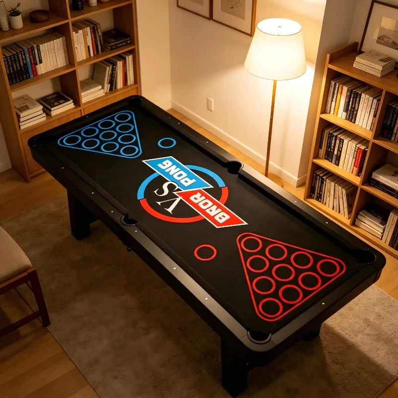Beer Pong Table Runner Drinking Games for Adults Party with Beer Pong Balls Beer Pong Cups Indoor Outdoor Beer Pong Table Runner