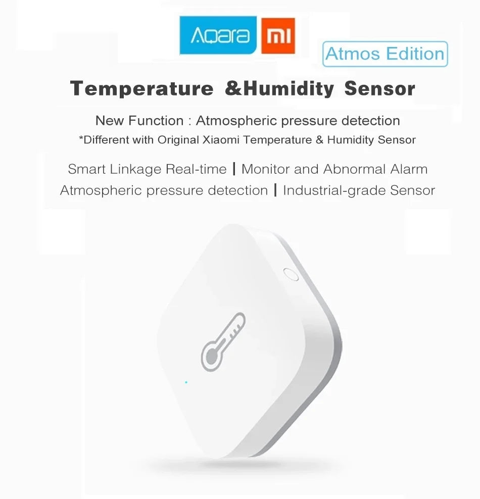 Aqara Temperature Sensor Zigbee Smart Air Pressure Humidity Environment Sensor Wireless Smart Control For Xiaomi Mi home APP