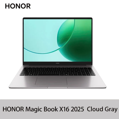 HONOR MagicBook X16 AMD 2025 Laptop 16 Inch  AMD Ryzen 5 6600H Processor AMD Radeon 660M Graphics, 40W Boosted‑Performance Mode, Slim Laptop for Work, Study & Light‑Entertainment