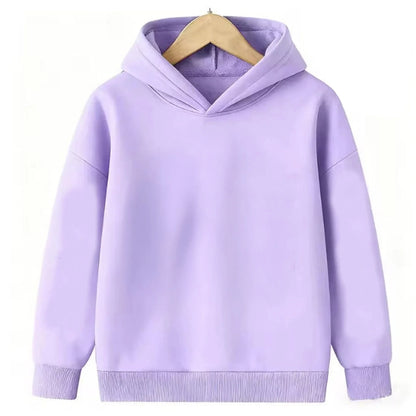 NEW Fashion Kids Boy Hoodies Hoodies 2025 Spring Autumn Girls Casual Hoodies Sweatshirt Kids Solid Color Hoodies Sweatshirt