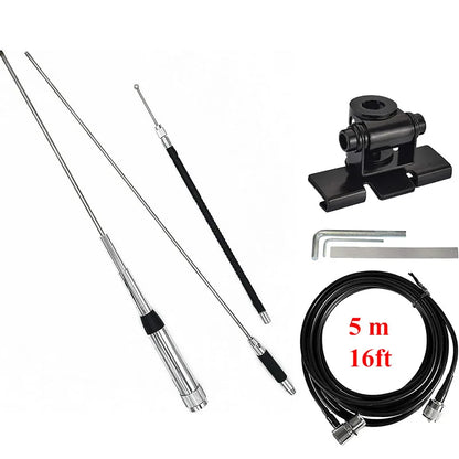 Quad Band Mobile Radio Antenna 29MHZ 50MHZ 144MHZ 430MHZ for YAESU FT-8900R TYT TH-9800 QYT KT-980 Plus KT-8900 K