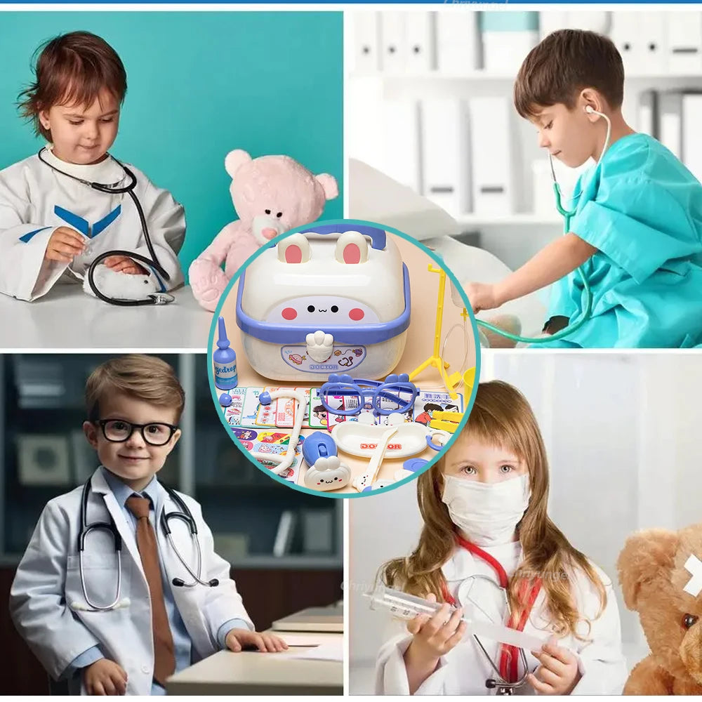 Doctor Toys for Kids 43/40/31PCS  Role Play Kit Medical Toys Hospital Nurse Dentist Educational Toy Gift for Boys Girls