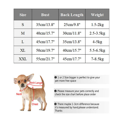 Autumn Winter Waterproof Dog Clothes Outdoor Windproof Dog Raincoat Warm Pet Clothes for Small Medium Dogs Comfy Puppy Clothes