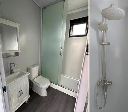 Expanderbart containerhus modulärt prefabricerat
