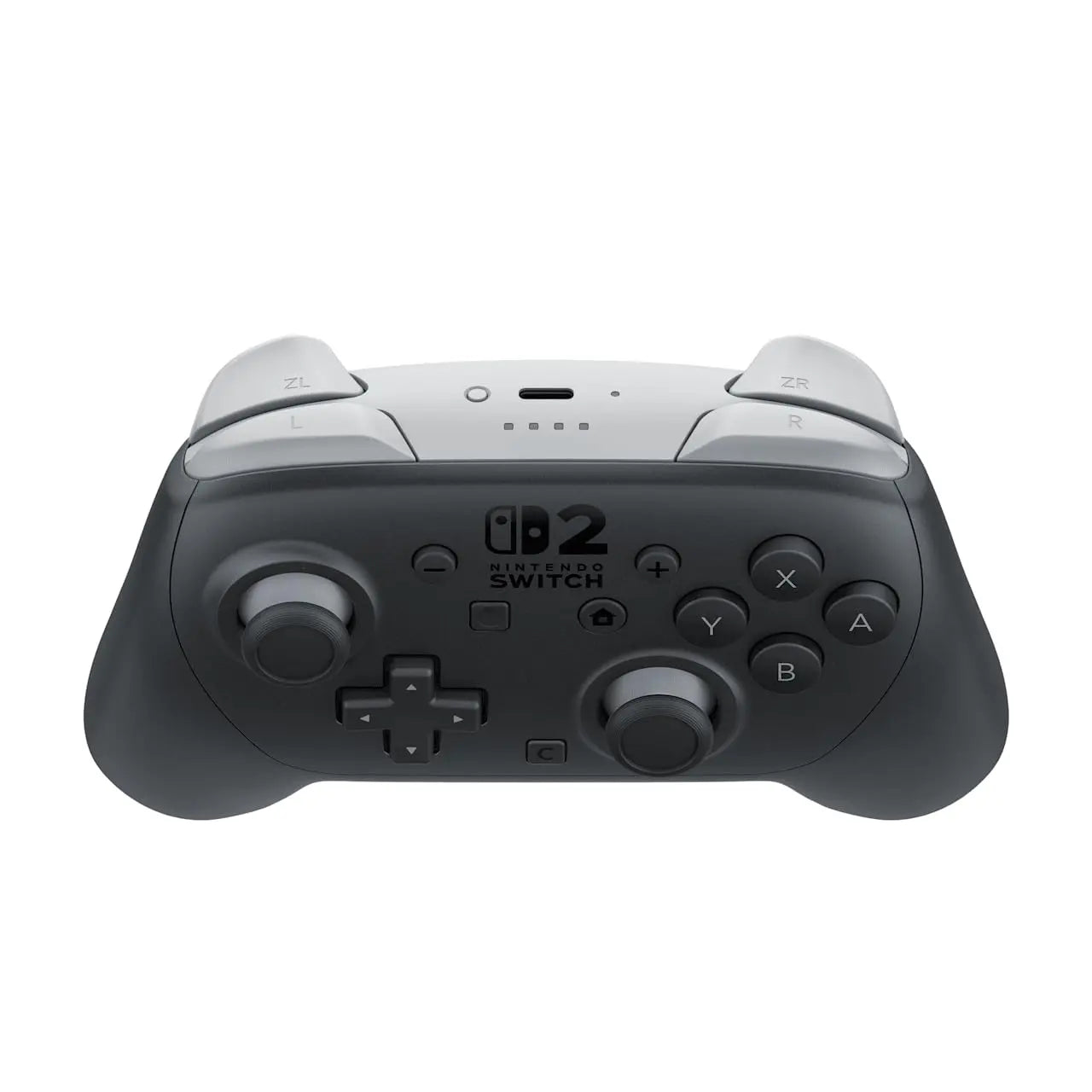 Nintendo Switch 2 Pro Controller – Trådlös, HD Rumble 2, GL/GR-knappar, Amiibo, GameChat, USB-C, Vit