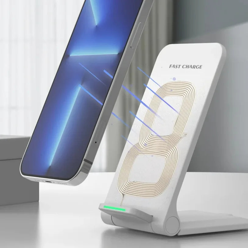 65W Fast Wireless Charger Stand Pad for iPhone 17 16 15 14Pro Samsung Xiaomi Phone Chargers Induction Fast Charging Dock Station