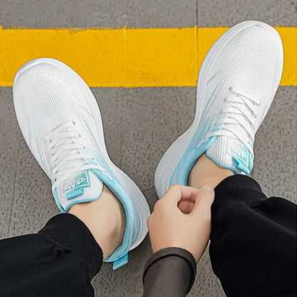 Men's Summer Carbon Plate Marathon Running Shoes Air Cushion Tennis Sneakers Breathable Comfortable Men Basketball Sports Shoes