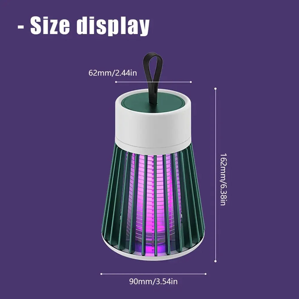 Mosquito Killer Lamp LED Bug Zapper Indoor Outdoor Rechargeable Pest Control Lamp Electronic Mosquito Trap Zapper Insect Killer