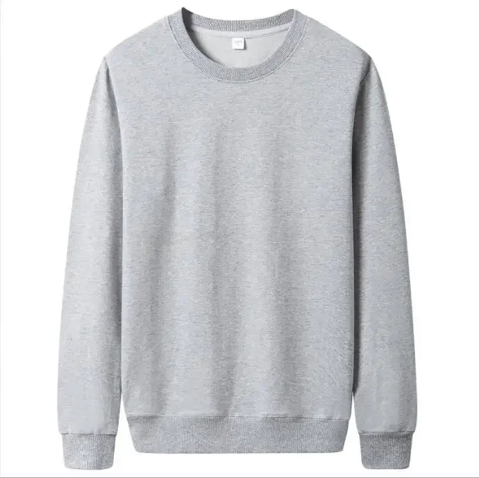 Men's Fashionable Thin Solid Color Pullover Hoodie for Autumn Casual Street Style Ideal Wear
