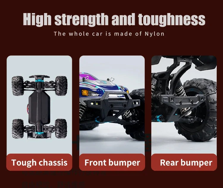 MJX VS RC Car SCY 16101 16102 PRO 4WD 70Km/h 1/16 High Speed Drift Monster Off-road Remote Control Vehicle Electric Crawler
