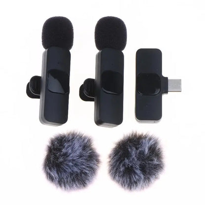 K9 Wireless Mini Lavalier Mic for Effective Audio Video Recording on Smartphones and Laptops