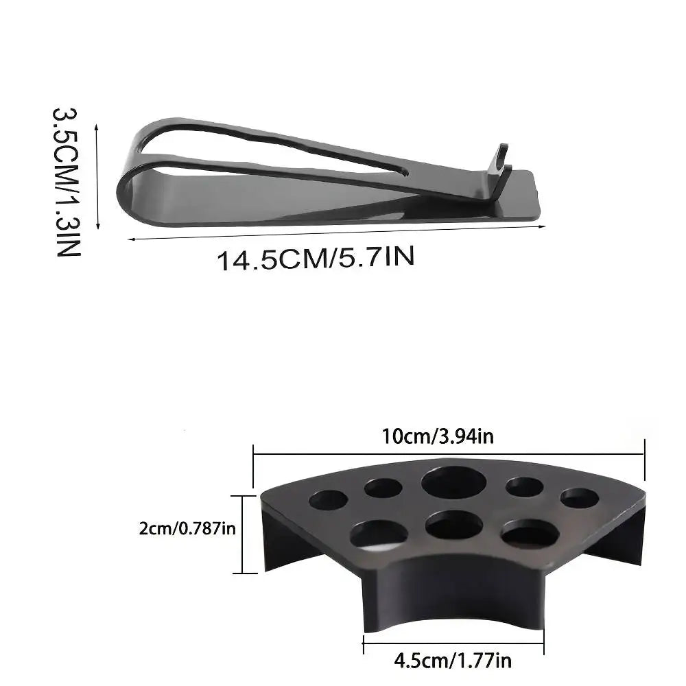 1 Tattoo Pen Holder 1 Ink Tray Tattoo Machine Stand Ink Cup Holder Multi-Functional Tattoo Machine Bracket Ink Tray