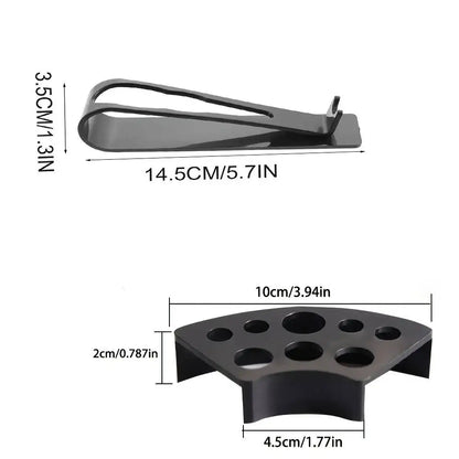 1 Tattoo Pen Holder 1 Ink Tray Tattoo Machine Stand Ink Cup Holder Multi-Functional Tattoo Machine Bracket Ink Tray