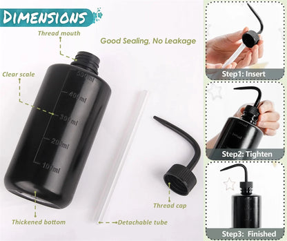 1Pc 250/500ml Plastic Tattoo Spray Bottle Lab Safety Wash Bottles Tattoo Squeeze Bottle Tattoo Accessories Microblading Supplies