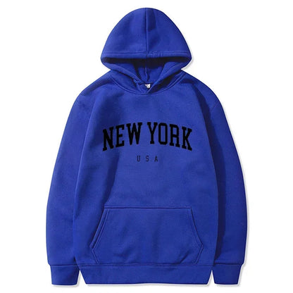 Letter Printed Hoodies Men Women Fashion Graphic Sweatshirts Casual Harajuku Pullover Sportswear