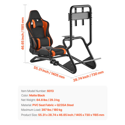 SucceBuy Racing Wheel Stand Simulator Cockpit Steering Wheel Stand Fit Logitech G25 G27 G29 G920 Thrustmaster T300RS TX F458