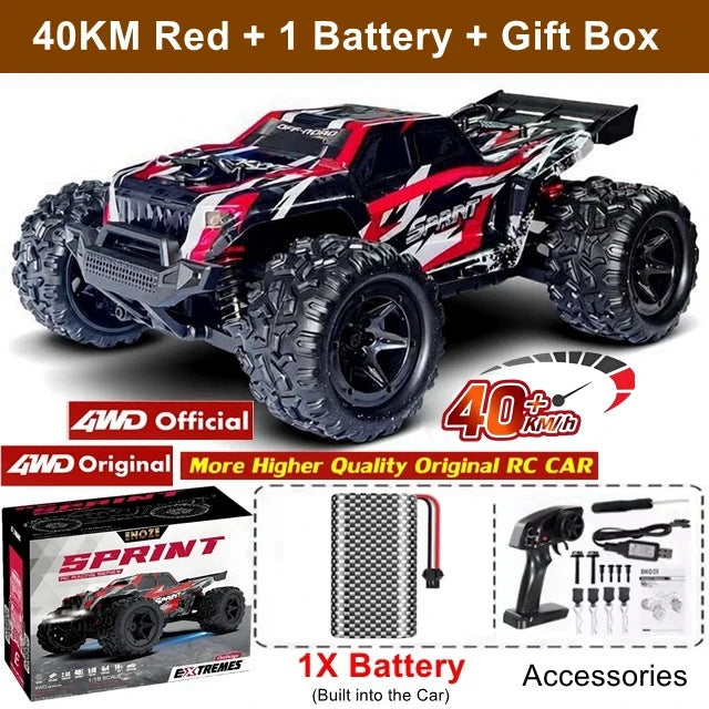 4WD radiostyrd bil i skala 1:16 med 4 kanaler