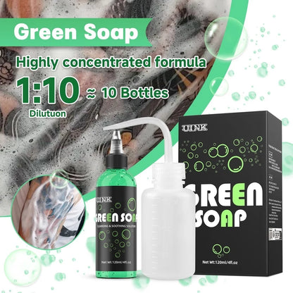 DQFART 120ml Blue Soap Green Soap Tattoo Cleaning Products Safe Can Be Used For The Human Body Professional Tattoo Artists Body Art Creative Designs Supplies Accessories