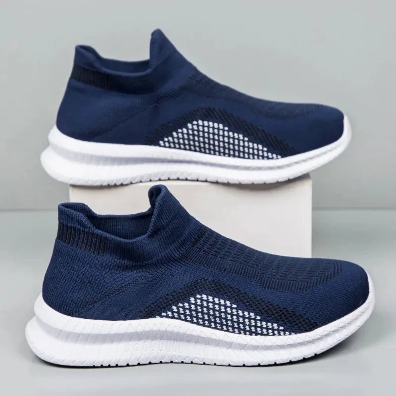 Herr-sneakers för löpning & träning – Andningsbara, lätta, storlek 39–47, 3 färger