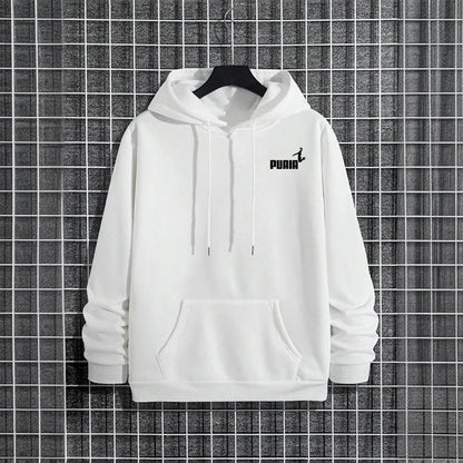 2026 New Men's and Women's Hoodies Urban Casual Fashion Sport Pullover High Quality Solid Color Hooded Sweatshirt