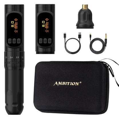 Ambition Sally 270 Wireless Tattoo Machine Adjustable Stroke 2.0-3.5mm Permanent Makeup Rotary Pen Coreless Motor Tattoo Suppy