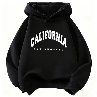 California Los Angeles Letter Printed Sweatshirt Kids Cat Children's Hoodie Fashion Hoody Casual Hoodies for Boys Girls Clothes