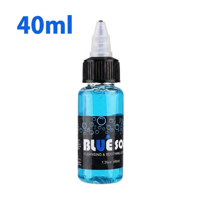 500/40ml Tattoo Blue Soap Blue Algae Concentrated Cleaning Solution Liquid Tattoo Green Soap for Tattoo Studio Aftercare Supply