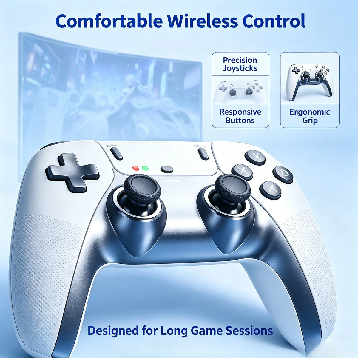M15 4K TV Game Stick 64GB Retro Video Game Console, Built-in 4000+ Retro Games, 2.4G Wireless Game Controller, Supports 20+ Emulators