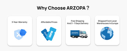 ARZOPA Z3FC Portabel Skärm 16,1" 180Hz 2,5K QHD – IPS 107% sRGB HDR10 Dubbla Högtalare Aluminium USB-C HDMI