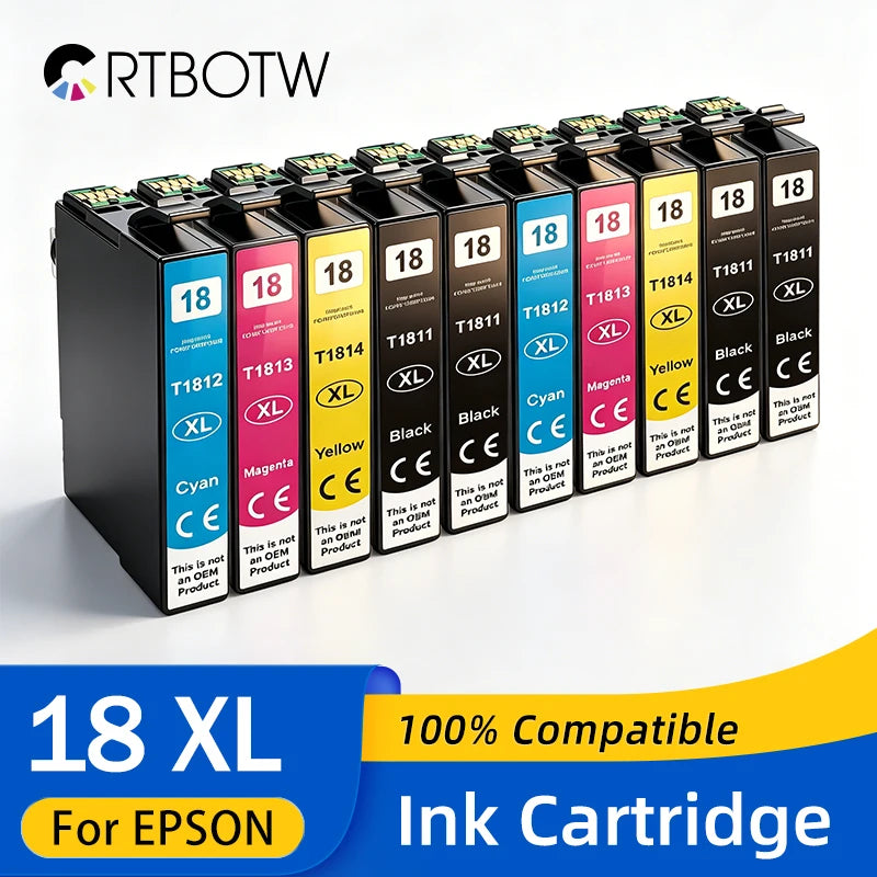 18XL T1811 Bläckpatron för Epson T18 XL T18XL 1811-1814 Kompatibel