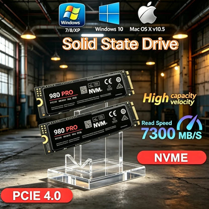 Original 980Pro 990Pro M.2 NVMe SSD 1TB PCIe 4.0 7400MB/s High Performance Internal Solid State Drive for Laptop Desktop PC