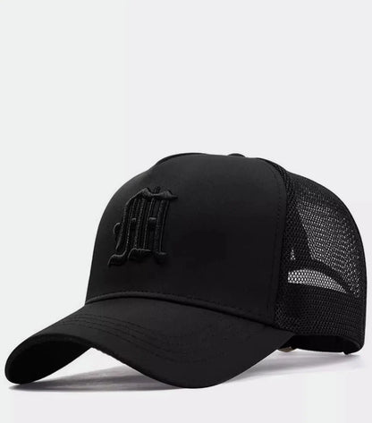 New Hat Men's Summer Thin High Top Baseball Cap Tide Big Head Fence Mesh Breathable Cap Sunscreen Sun Hat