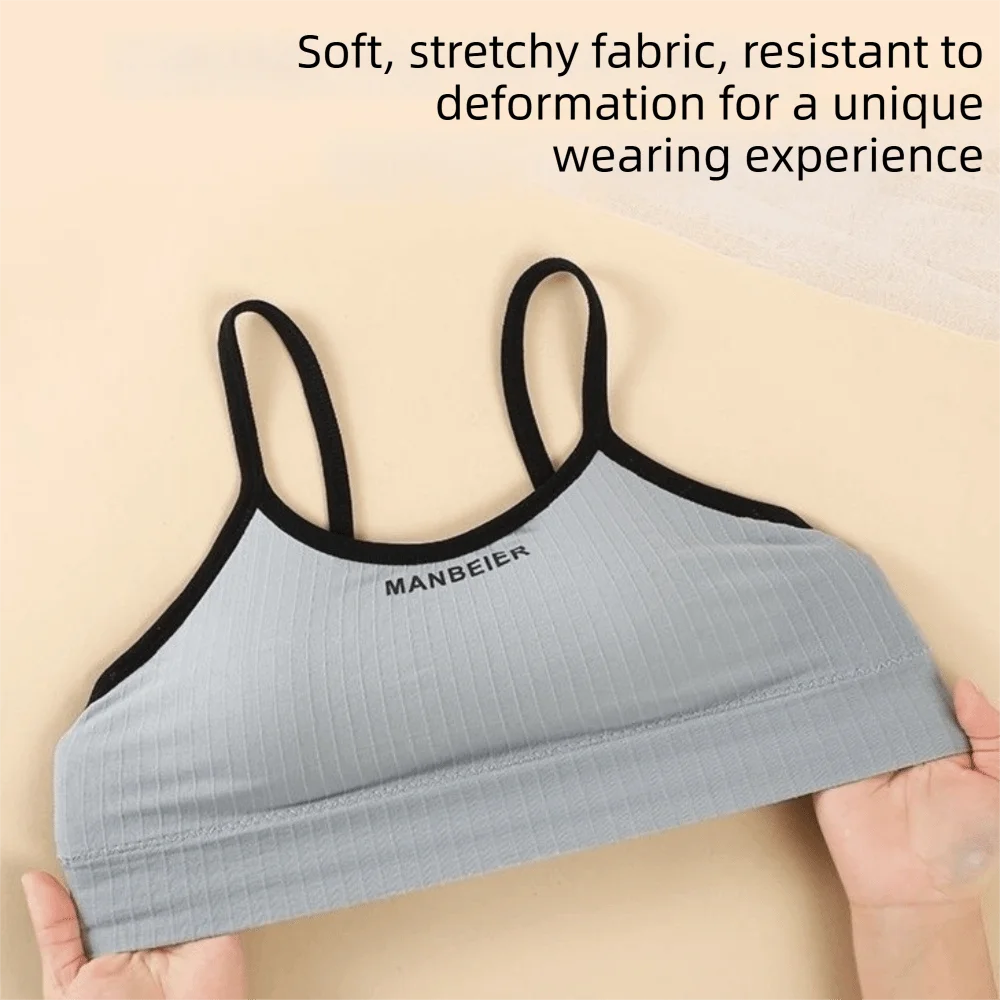 Sweet Lingerie Wireless Bra Simple Elastic Brassiere for Women Underwear Seamless Bras Yoga
