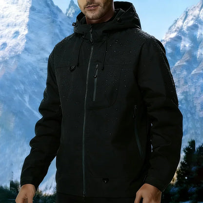 Unisex Softshell Hoodie – Vattentät Vindjämpa för Friluftsliv, Vandring & Klättring, 4 Färger
