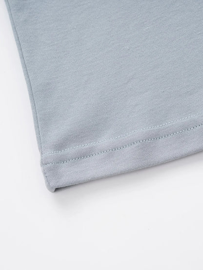 Herr Pyjamas 100% Bomull Långärmad – Fyra Säsonger Plus Size Tonår Hemmaset, L–3XL