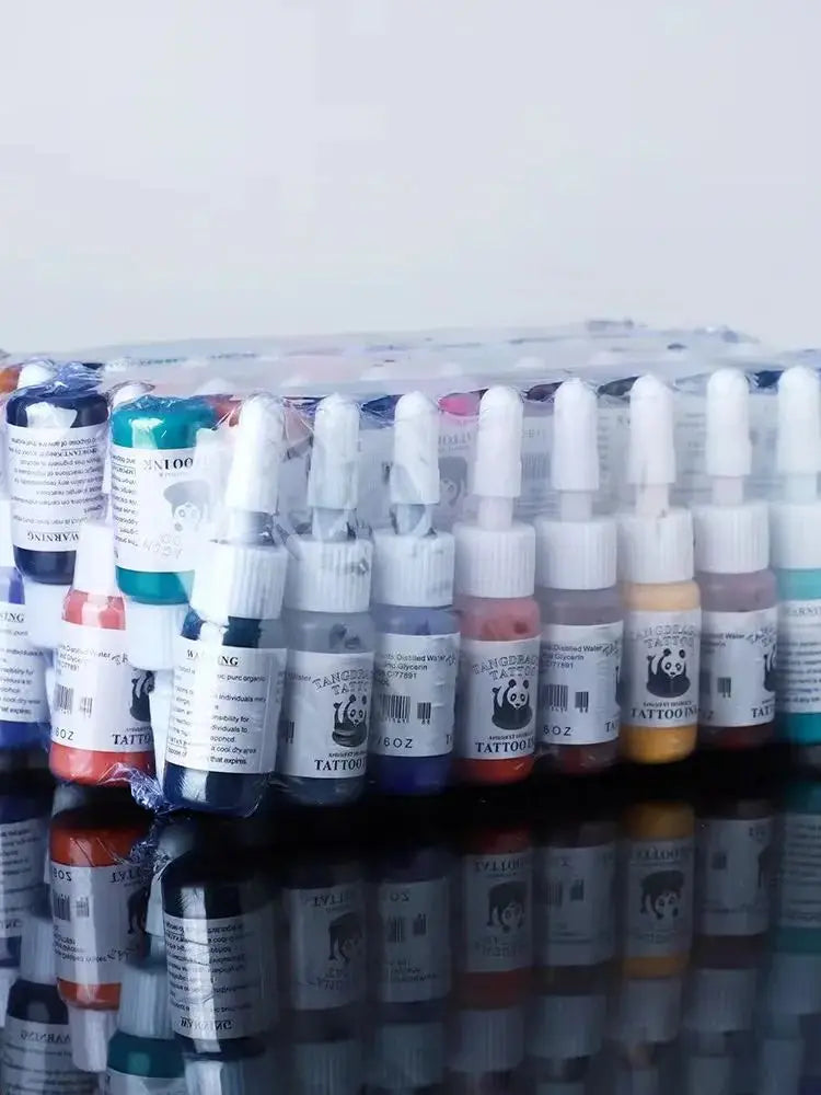 6/8/10 Color, Professional Tattoo Ink Set, Tattoo Consumables, Long Lasting, Painting, Body Art Supplies