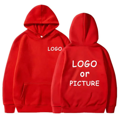 Hoodie Eget Logotyp & Tryck – Enfärgad | Reklamkläder & Streetwear