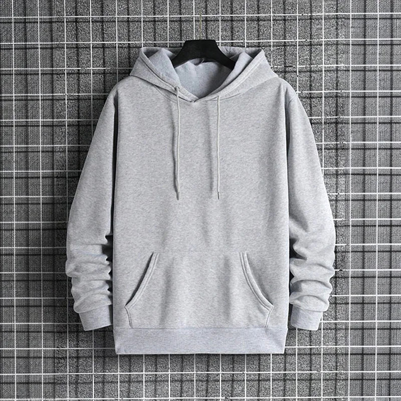 Hot Sales New Mens Tracksuit Clothing Solid Color Casual Sweatshirts Outdoors Sports Jogging Mens Hoodies HighQuality Sportswear