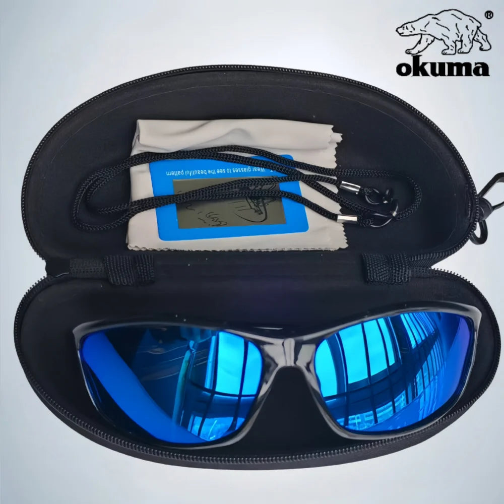 Okuma Polariserade Sportsolglasögon – UV400-skydd för cykling, körning och fiske