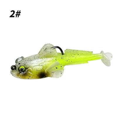 10g 13g 18g Goby Soft Lure T-tail Swim Bait Fishing Accessories Jump Fish Fishing Lures Pre Weighted Soft Lure