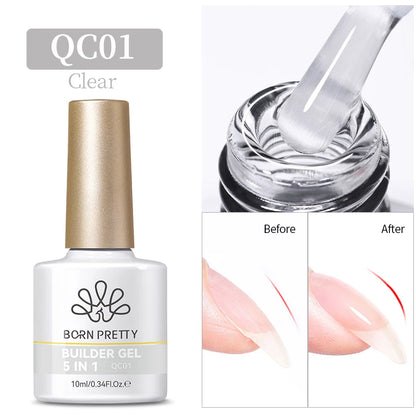 BORN PRETTY Super Top Coat and Base Gel Nail Polish for Gel Polish Semi-permanent Varnish Rubber Top Coat 10ml Nail Supplies